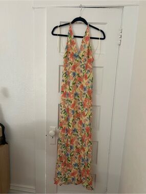 Reformation Briony Dress Spring Fling Colorful